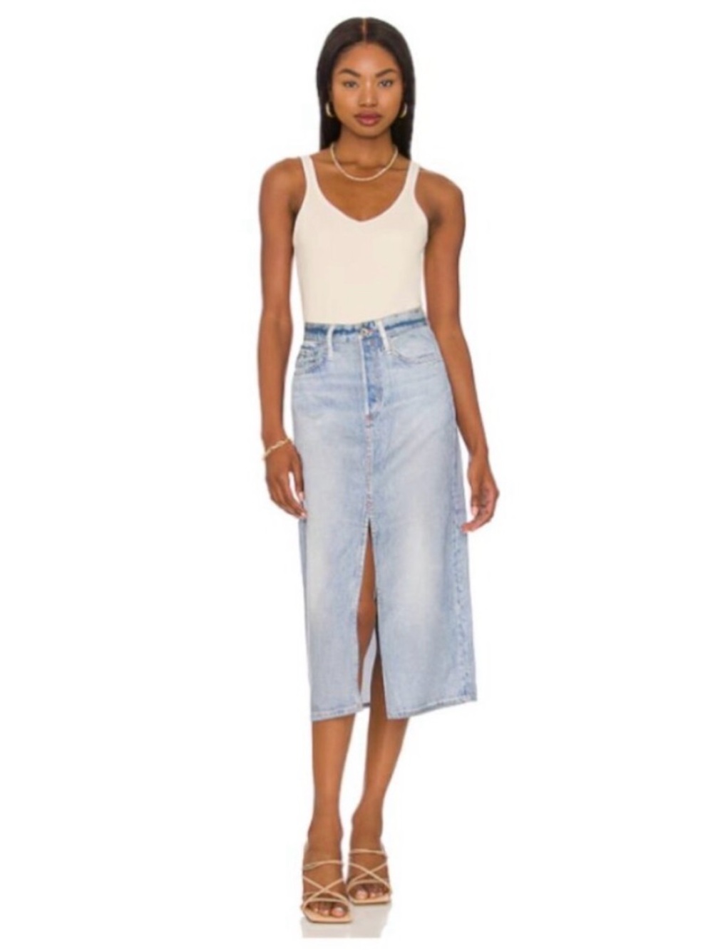 Rag & Bone Liquid Miramar Midi Skirt size 30